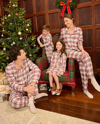 Matching Family Pajamas Plaid Gymmies Collection Gymboree
