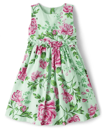 Girls Floral 2-Piece Set - Time for Tea
