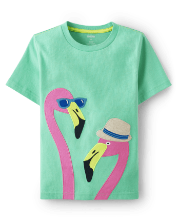Boys Embroidered Top 2-Pack - Tropical Paradise