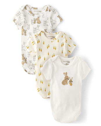 Unisex Baby Short Sleeve Bunny Bodysuit And Pants 5-Piece Outfit Set -  Homegrown by Gymboree