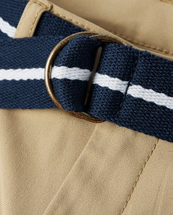 Boys Quick Dry Chino Shorts 2-Pack - Uniform