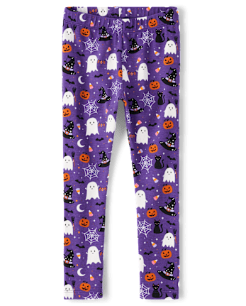 Conjunto Niña Calabaza Gato Bordado 2 Piezas - Halloween