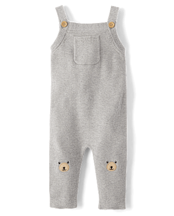 Unisex Baby Bear Sweater Overalls 4-Piece Outfit Set - Homegrown by Gymboree