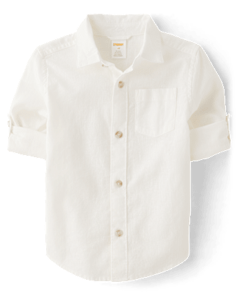 Kids Linen-Blend 2-Piece Outfit Set