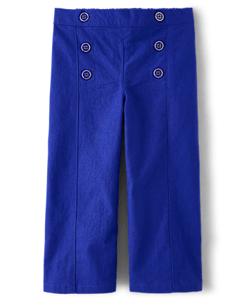 Girls Vacation Linen-Blend 2-Piece Outfit Set - Italian Riviera