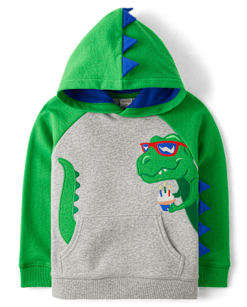 Boys Embroidered Dino 3-Piece Outfit Set - Birthday Boutique