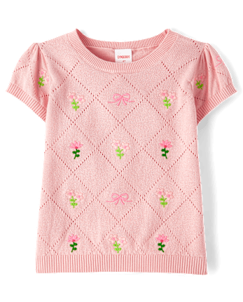 Girls Floral 2-Piece Outfit Set - Blushing Blooms