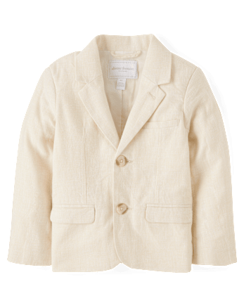 Boys Linen-Blend 4-Piece Suit Set - Special Occasions