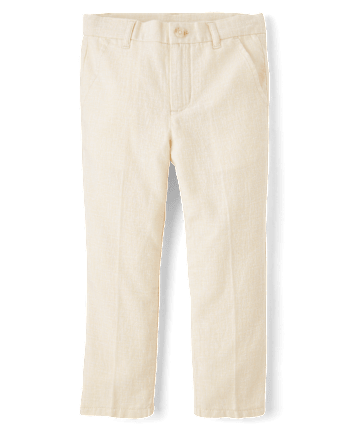 Boys Linen-Blend 4-Piece Suit Set - Special Occasions