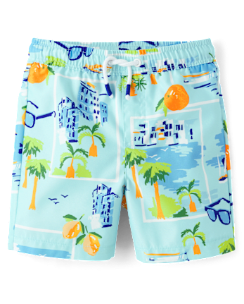 Boys Striped Travel 2-Piece Swimsuit - Swim