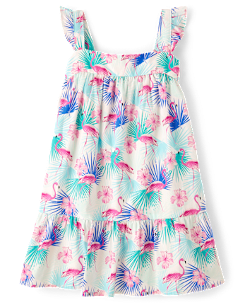 Girls Flamingo 2-Piece Swim Set - Swim