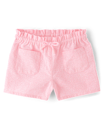 Girls Eyelet Linen-Blend 2-Piece Outfit Set