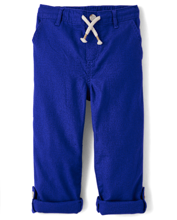 Kids Linen-Blend 2-Piece Outfit Set
