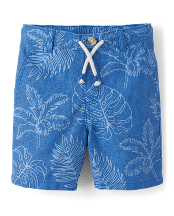 Kids Striped Linen-Blend 2-Piece Outfit Set