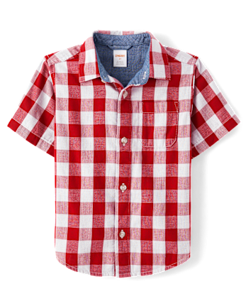 Boys Gingham 3-Piece Outfit Set - American Cutie