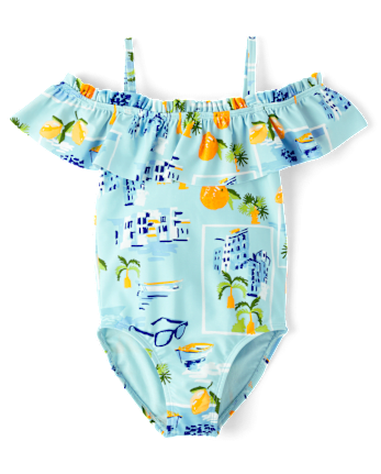 Girls Travel 2-Piece Swim Set - Swim