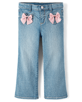 Girls Bow Cardigan 3-Piece Outfit Set - Campus Cuties