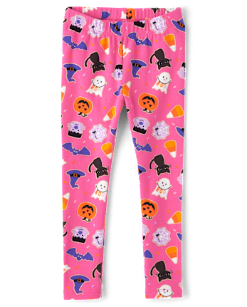 Girls Embroidered Dessert Top 2-Piece Outfit Set - Halloween