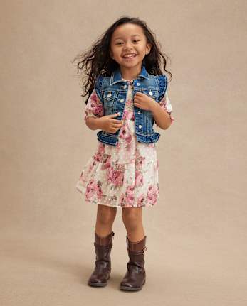 Girls Floral 2-Piece Outfit Set - Highland Hills