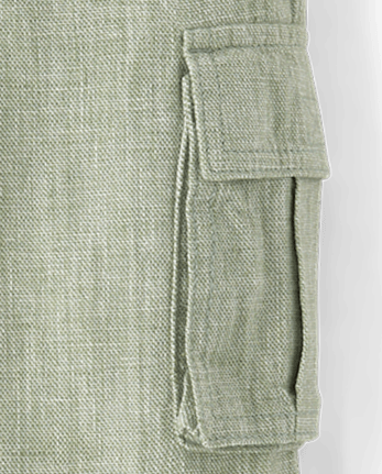 Boys Striped Linen-Blend 2-Piece Outfit Set - Linen Edit