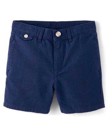 Boys Striped Linen-Blend 2-Piece Outfit Set - Linen Edit