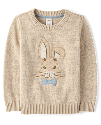 Boys Applique Bunny 2-Piece Outfit Set - Enchanted Garden