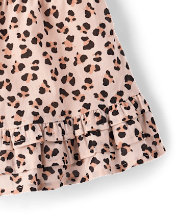 Girls Leopard 2-Piece Outfit Set - Petit Paris