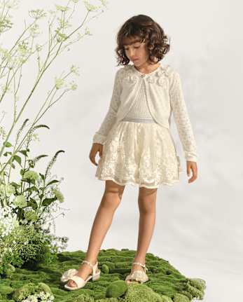 Girls Scalloped 3-Piece Outfit Set - Marchesa Mini x Gymboree