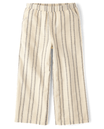 Girls Striped Textured 2-Piece Outfit Set - Driftwood Bay