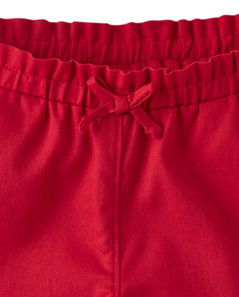 Girls Applique Embroidered Bow 2-Piece Outfit Set - Nantucket Charm