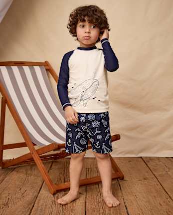 Boys Sea Creature Swimsuit - Swim Shop