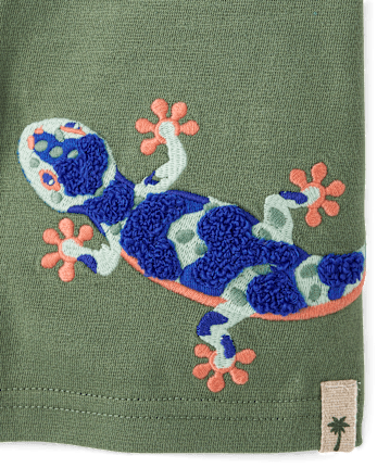 Boys Embroidered Animal Top 2-Pack - Amalfi Coast