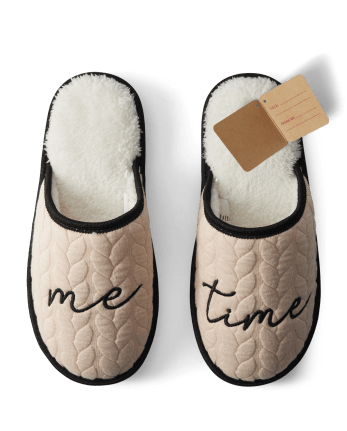 Womens Me Time Slippers