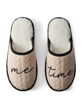 Womens Me Time Slippers
