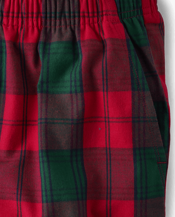 Mens Flannel Pajama Shorts