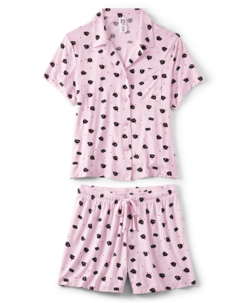 Womens Love Letter Modal Pajamas