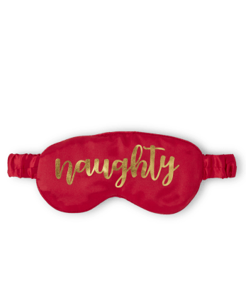 Womens Reversible Naughty Nice 2-Piece Accessory Set