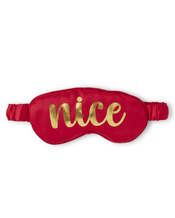 Womens Reversible Naughty Nice 2-Piece Accessory Set
