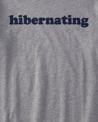 Camiseta para dormir con estampado gráfico para hombre