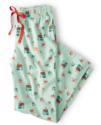 Womens Print Flannel Pajama Pants