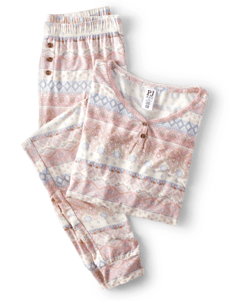 Womens Print Modal Pajamas