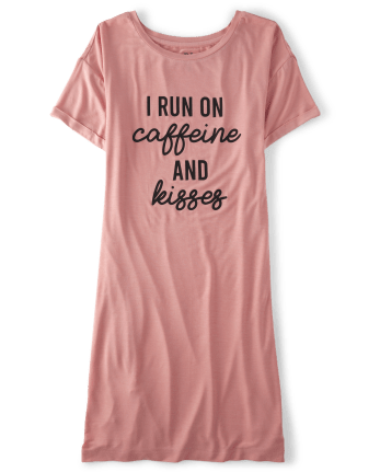 Womens Modal Graphic Sleep Shirt