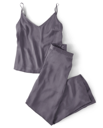Womens Satin Pajamas