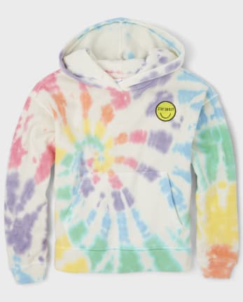 Tween Girls Tie Dye Cozy Hoodie