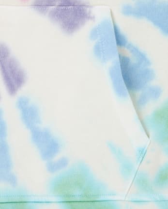 Tween Girls Tie Dye Cozy Hoodie