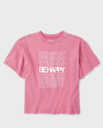 Tween Girls Oversized Graphic Tee