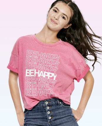Tween Girls Oversized Graphic Tee