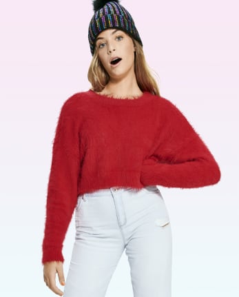 Crop sweater on sale for girls