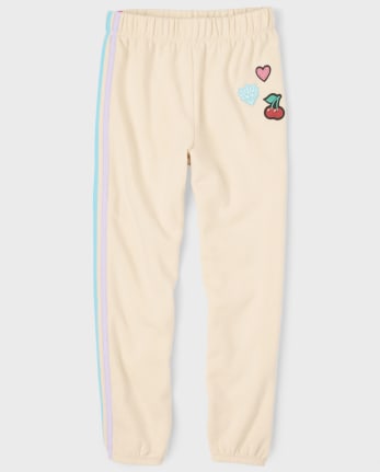 Tween Girls Rainbow Jogger Pants