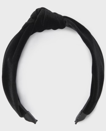 Diadema con nudo superior de terciopelo